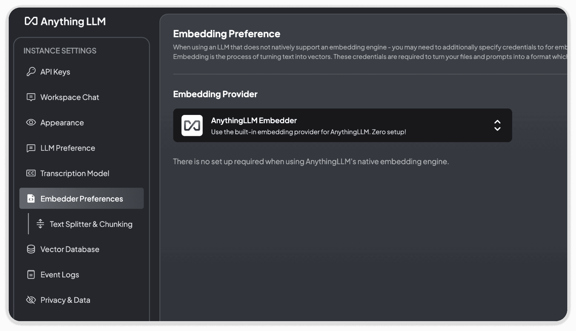 Default Embedder