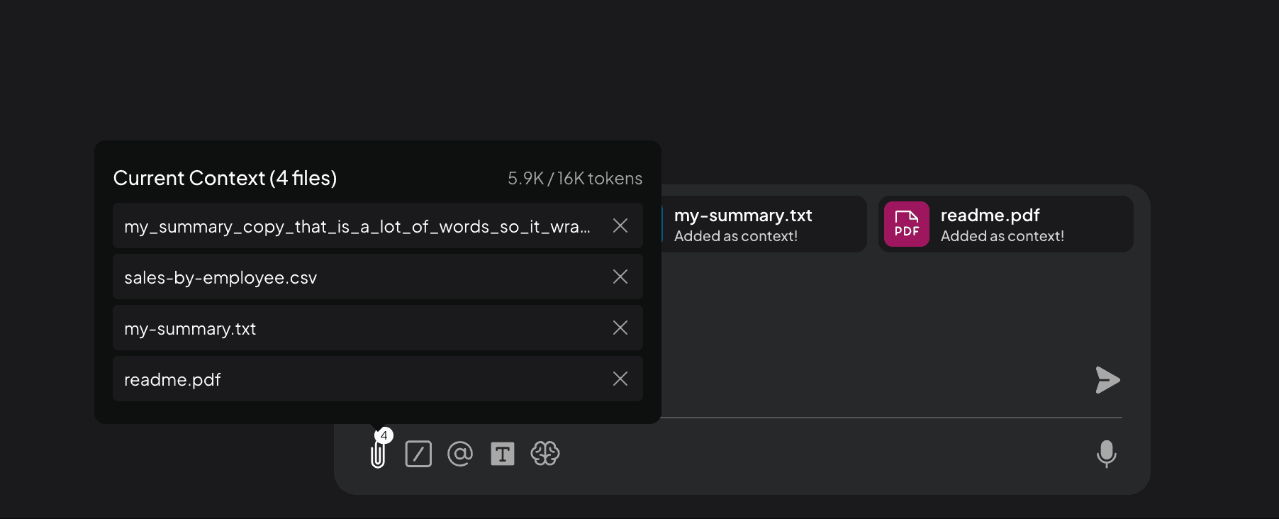 Manage Attached Documents